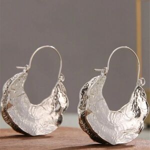Make A Statement Earring -  Silver